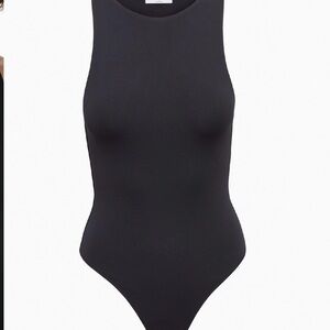 Aritzia Babaton ‘90s Bodysuit Black Double Lined Large